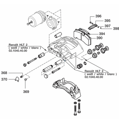BPW ECO Brake Pad Set  09.801.08.16.1